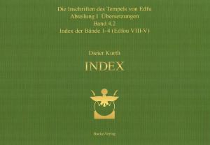 ITE I/4.2-Index Edfou V-VIII 